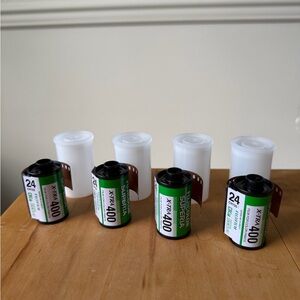 Fujicolor Superia Fujifilm X-Tra 400 Color Film, set of 4 Rolls